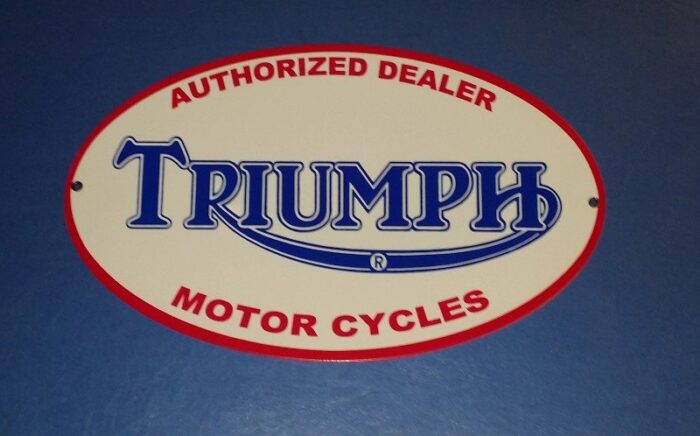 Triumph Dealer Sign - Small - 14" x 9"