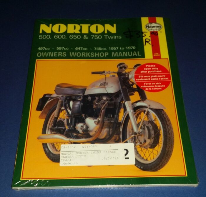 Norton Twins Owners Workshop Manual - 1957-70 - Haynes