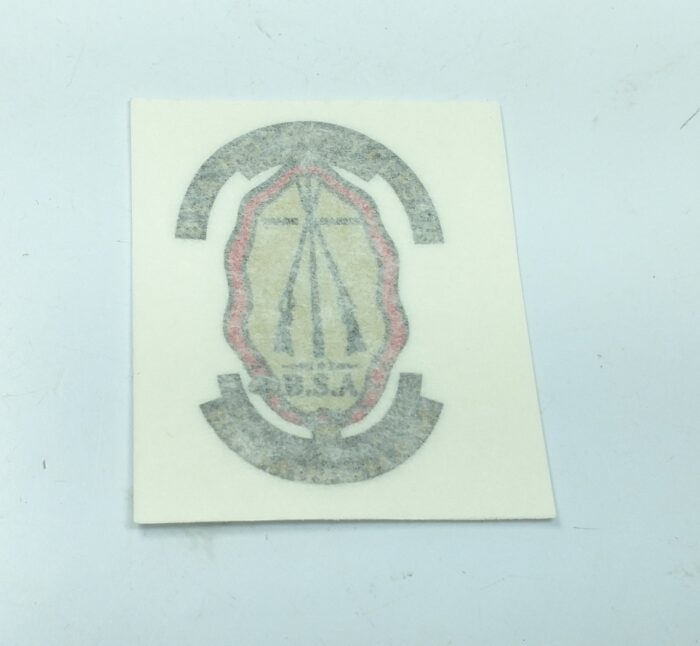 BSA "Piled Arms" Decal - Short Version - 2-3/8" high x 1-1/2" wide