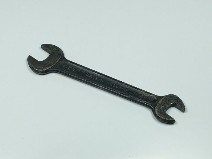 1/4 Whitworth x 5/16 Whitworth Open Ended Wrench - Made in England