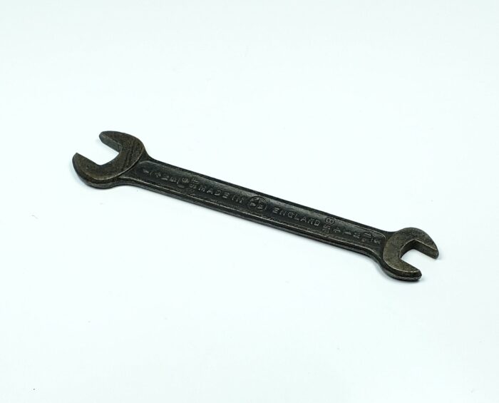 1/4 Whitworth x 3/16 Whitworth Open Ended Wrench - Made in England