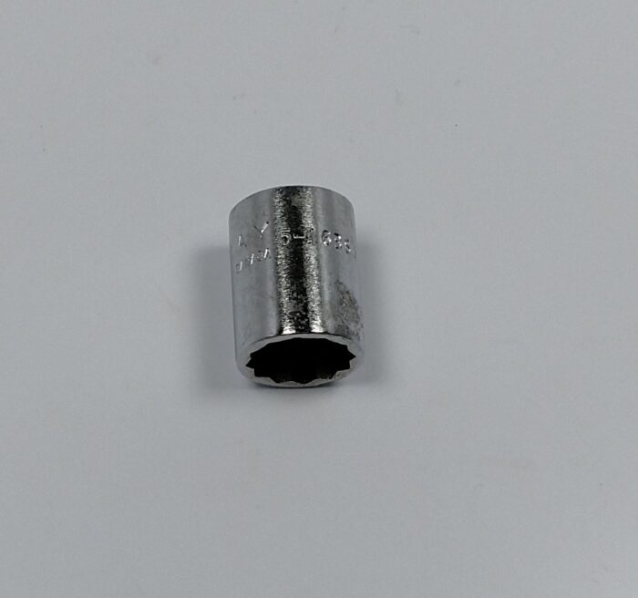 5/16W Socket - 3/8" Drive - 12 Point - Gray - Made in Canada