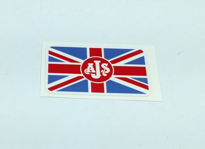 AJS Logo on Union Jack Decal
