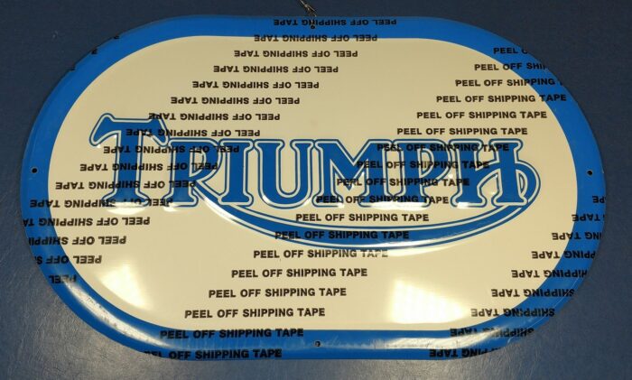 Triumph Sign - Oval - 20" x 12.5"