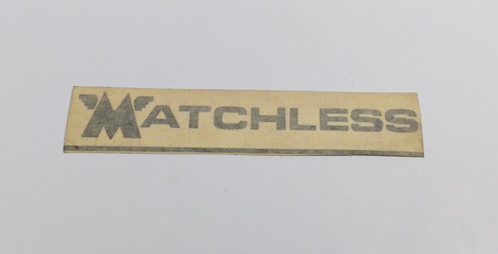 Matchless Decal - Black with Flying Wings