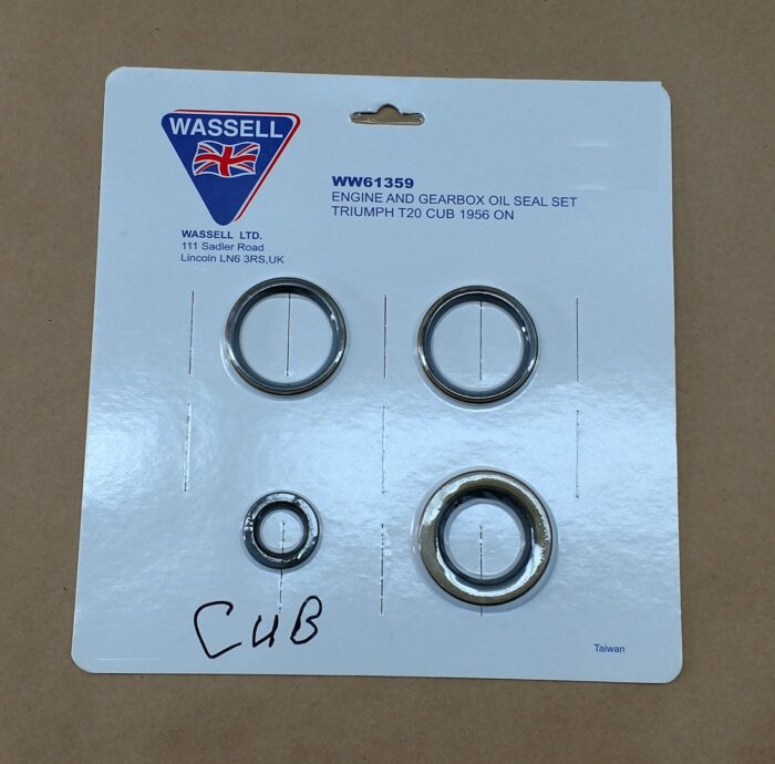 Oil Seal Set - Triumph Tiger Cub T20 - 1956 and On