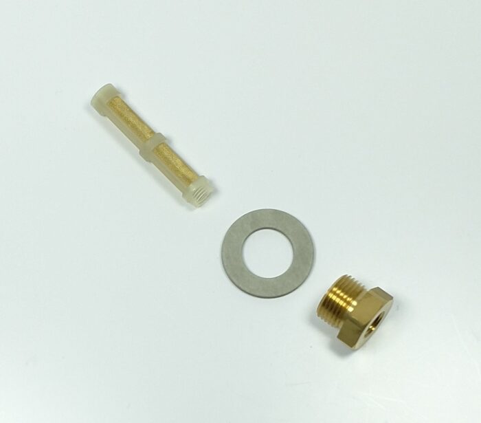 BSA 1/8" BSP Petcock Adapter with Filter and Sealing Washer - USA