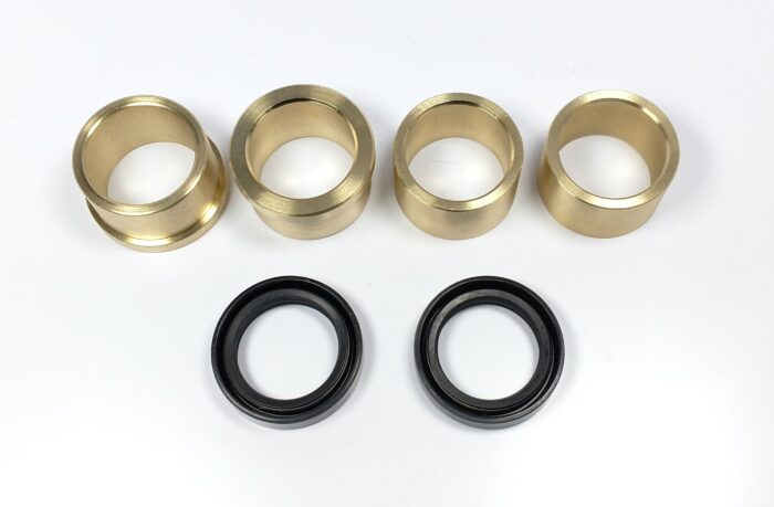 02-2700 - Bushing Set with Fork Seals - Top & Bottom - Made in USA - Image 2