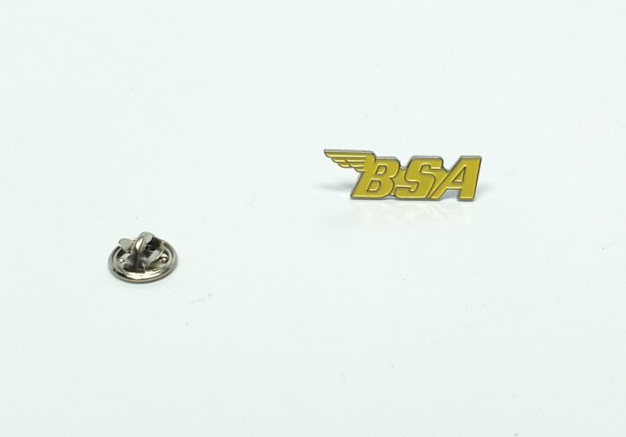 BSA Winged Yellow Logo Pin