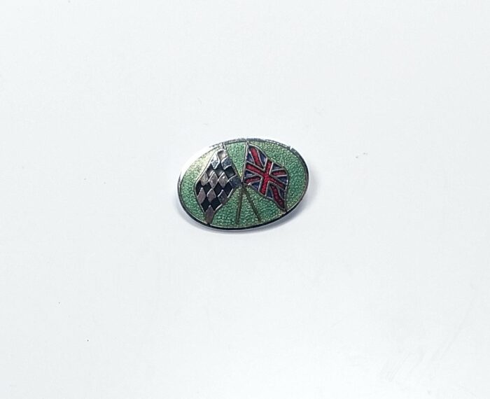 Union Jack & Checkered Flag Pin - Image 2