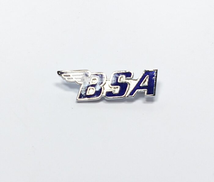 BSA Winged Blue Logo Pin - UK - Image 2
