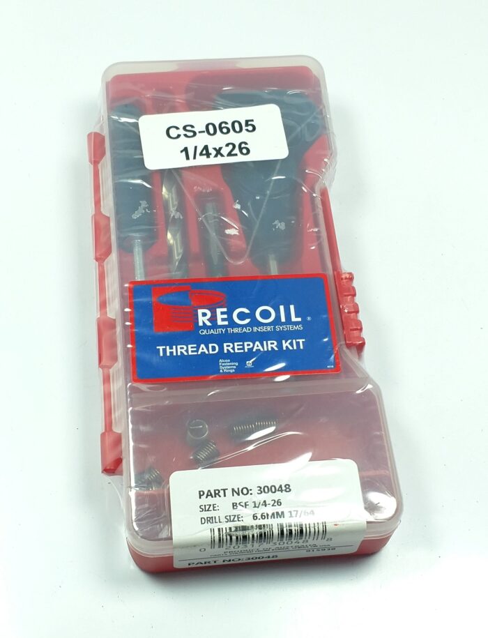Thread Repair Kit - 1/4" x 26 BSF/CEI - Australia - RECOIL