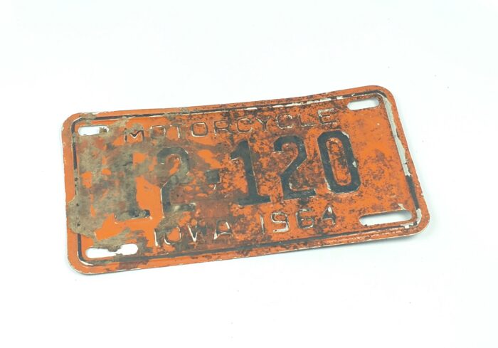 1964 Iowa Vintage License Plate