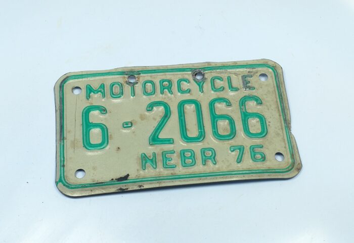 1976 Nebraska Vintage License Plate
