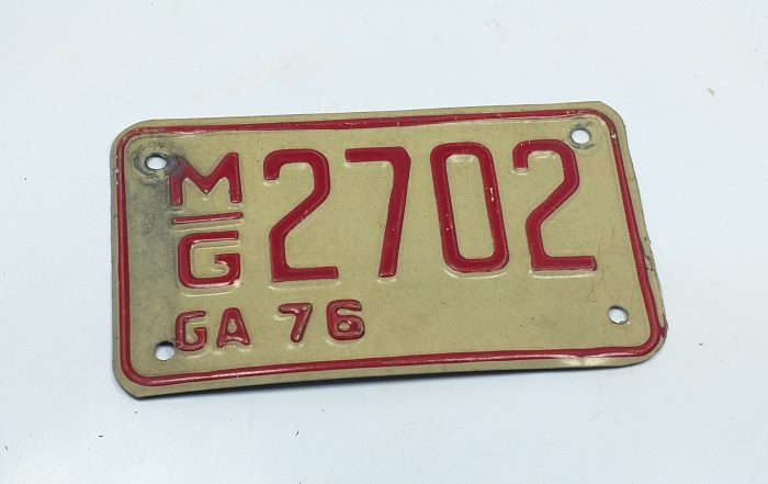 1976 Georgia Vintage License Plate
