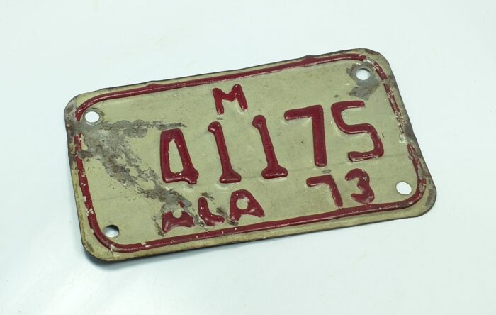 1973 Alabama Vintage License Plate