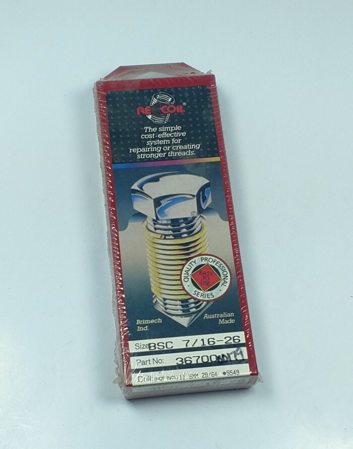 Thread Repair Kit - 7/16" x 26 BSC - Australia - RECOIL