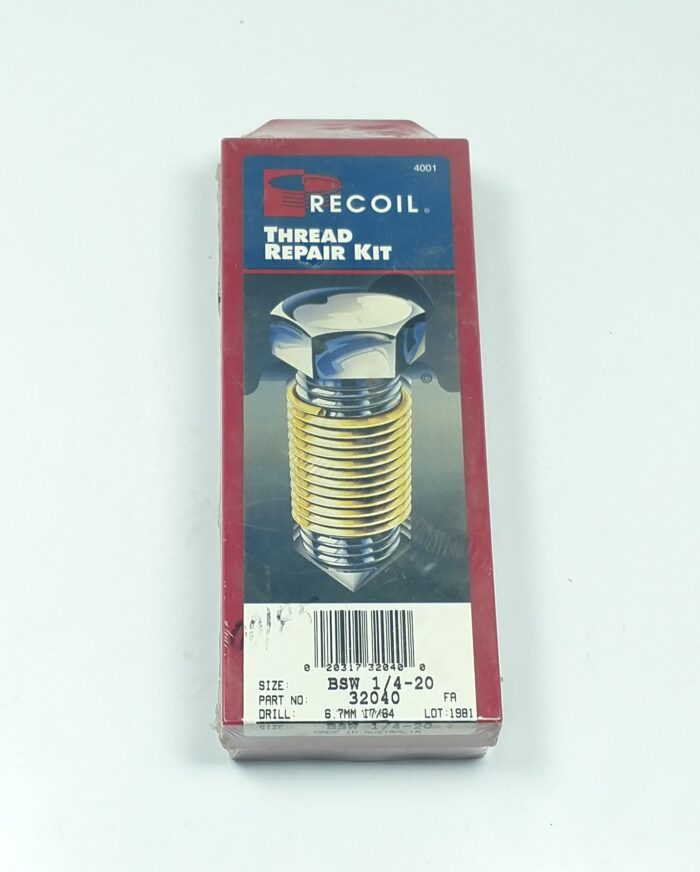 Thread Repair Kit - 1/4" x 20 BSW - Australia - RECOIL