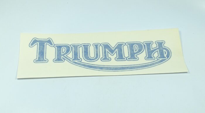 Large "Triumph" Logo Decal - Blue - USA