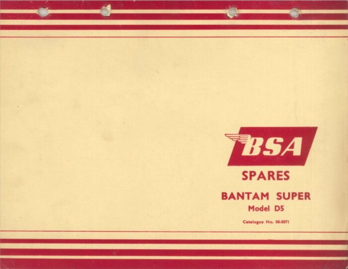 1958 BSA Bantam D5