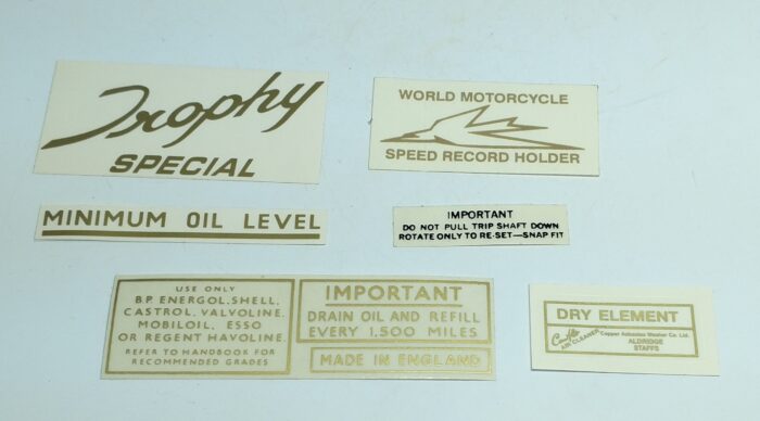 Decal Set - 1967 Triumph TR6C