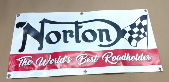 Norton Banner - 28" x 14"