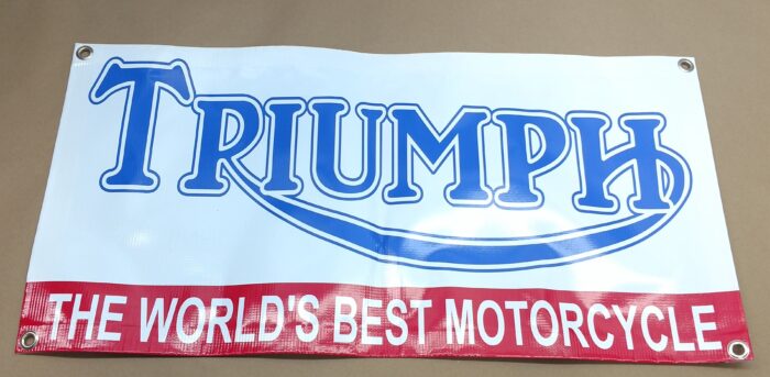 Triumph Banner - 28" x 14"