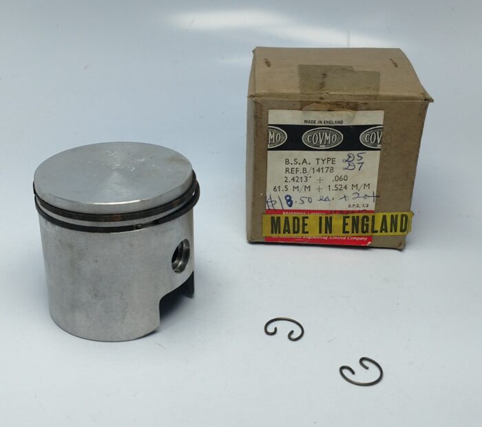 14178 - BSA Bantam Piston - +.060 - 2 Rings - Made in England - Image 7