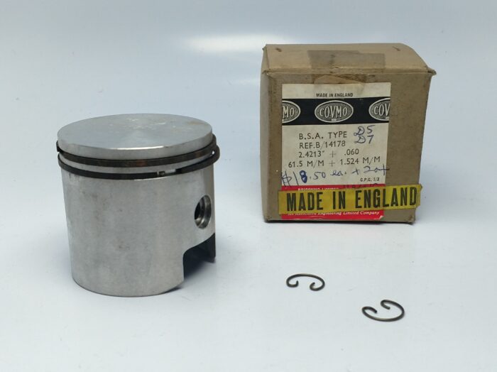 14178 - BSA Bantam Piston - +.060 - 2 Rings - Made in England - Image 6