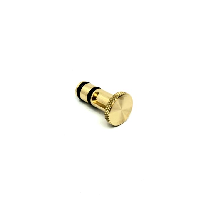 Petcock Push / Pull Style Plunger - Brass - USA