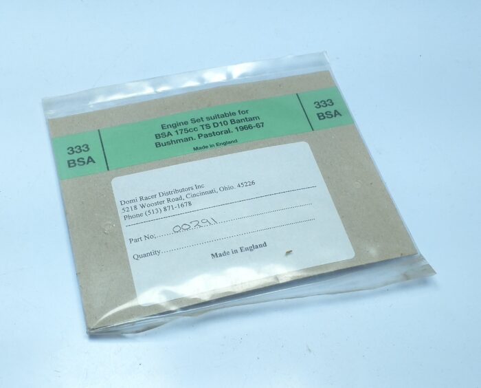 Engine Gasket Set - BSA Bantam - 175cc - 1966-67 - D10 - Image 2