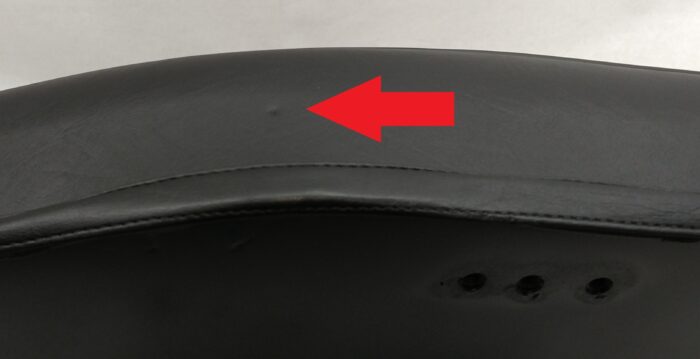 82-4272A - Black Top and Black Piping - UK - SEE DESCRIPTION AND PHOTOS - SMALL PIN HOLE IN SIDE - DISCOUNTED - Image 3