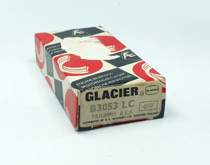 Triumph / BSA Triples Rod Bearing Set - +.010" - NOS Glacier - Made in England - 70-9023 - Image 2