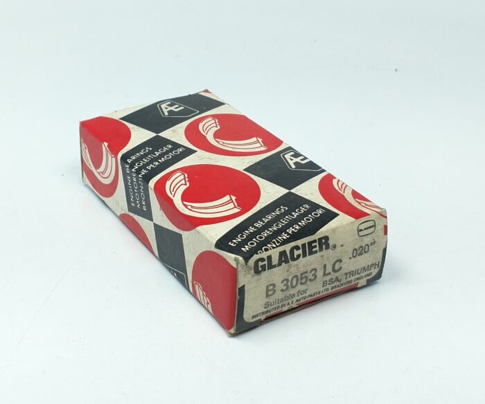 Triumph / BSA Triples Rod Bearing Set +.020" - NOS Glacier - Made in England - 70-9024 - Image 2