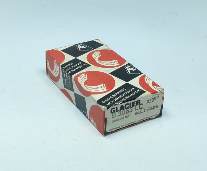 Triumph / BSA Triples Rod Bearing Set - +.030" - NOS Glacier - Made in England - 70-9025