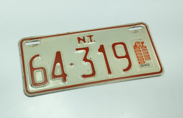 Northern Territory Australia License Plate - 64-319