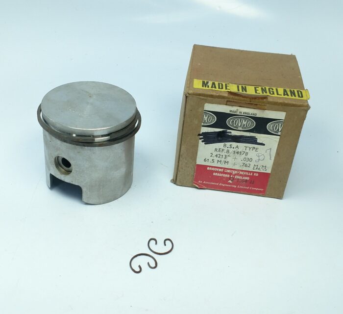 14178 + .030" - BSA Bantam Piston - 2 Rings - UK