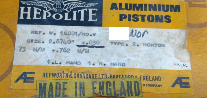 16001 +.030" - NOS - UK - Hepolite - Image 8