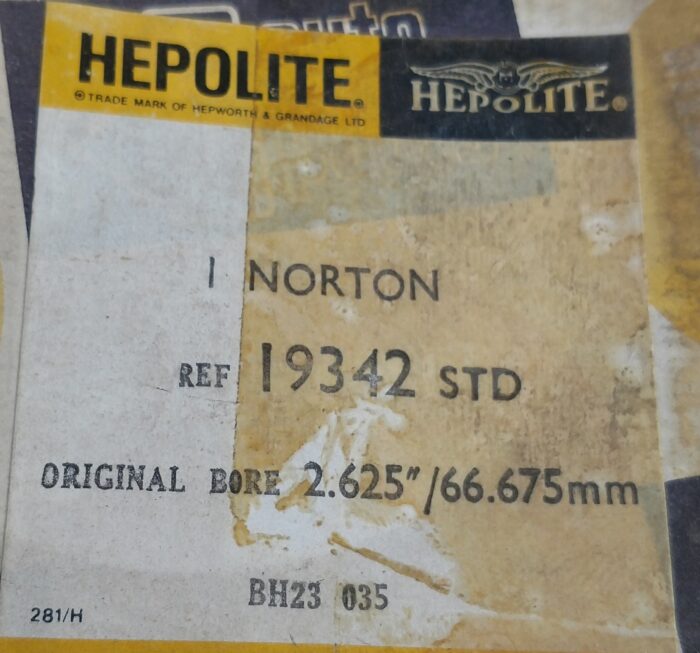 19342 - Piston Set - Standard Size - Hepolite - Image 7