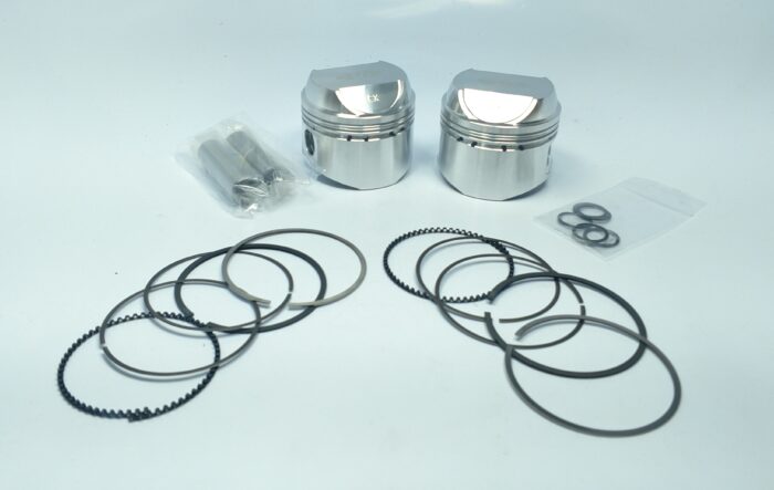 Billet Piston Kit - 9.5:1 - +.020" - 71.50mm Bore - Triumph T120 / TR6 - 650cc - Made in USA
