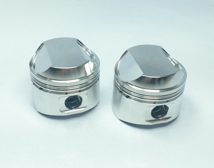 Billet Piston Kit - 9.5:1 - +.020" - 71.50mm Bore - Triumph T120 / TR6 - 650cc - Made in USA - Image 3