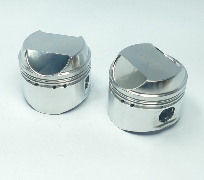 Billet Piston Kit - 9.5:1 - +.020" - 71.50mm Bore - Triumph T120 / TR6 - 650cc - Made in USA - Image 9