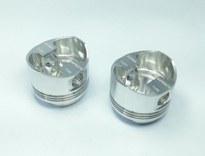 Billet Piston Kit - 9.5:1 - +.020" - 71.50mm Bore - Triumph T120 / TR6 - 650cc - Made in USA - Image 7