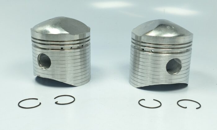 Forged Piston Set +.010" - 9.5:1 Compression Ratio - BSA A10 - USA - Image 2