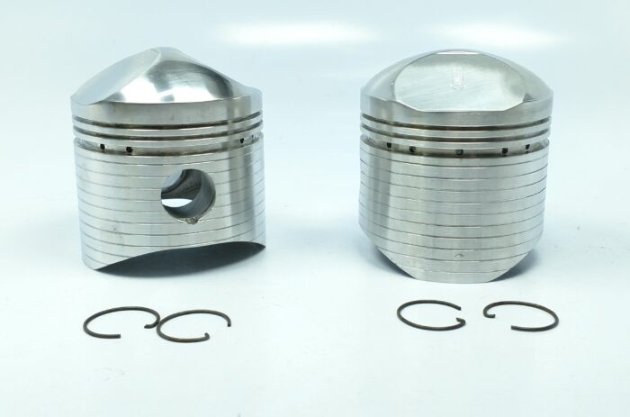 Forged Piston Set +.020" - 10.5:1 Compression Ratio - BSA A10 - USA - Image 2