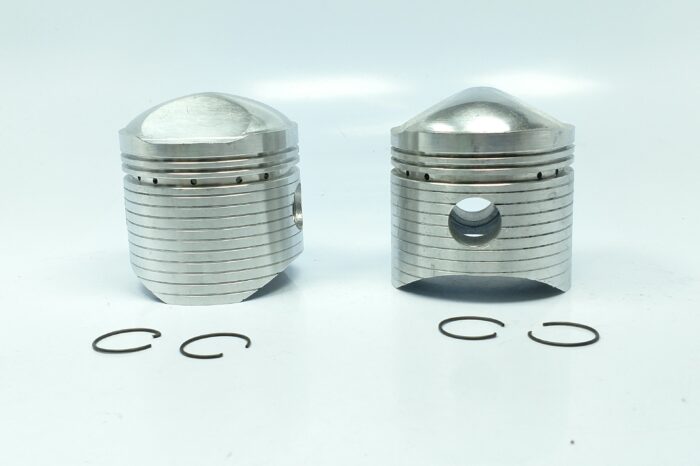 Forged Piston Set +.030" - 9.5:1 Compression Ratio - BSA A10 - USA - Image 2
