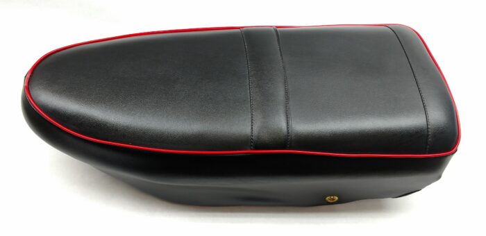 Twin SS500 Seat - All 500 Singles AMC - 1957-59 - Red Piping - UK - Image 11