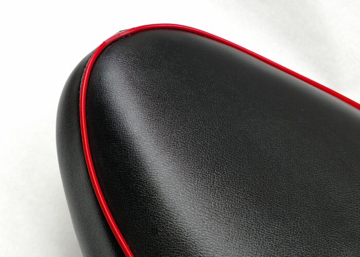 Twin SS500 Seat - All 500 Singles AMC - 1957-59 - Red Piping - UK - Image 7