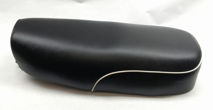 AJS Singles Seat - White Piping - UK
