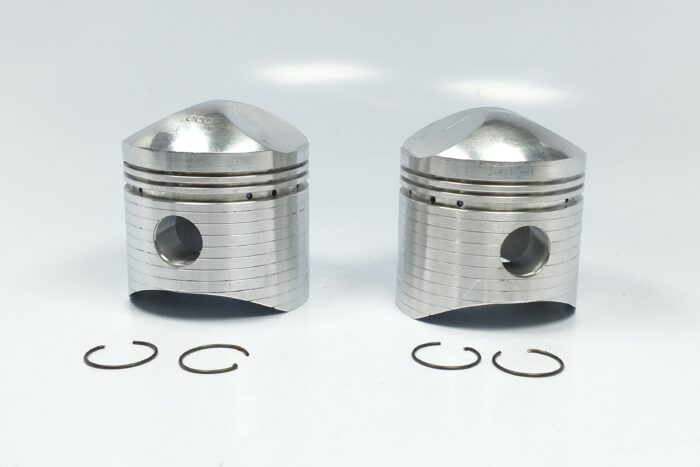 Forged Piston Set - Standard Size - 10.5:1 Compression Ratio - BSA A10 - USA - Image 2